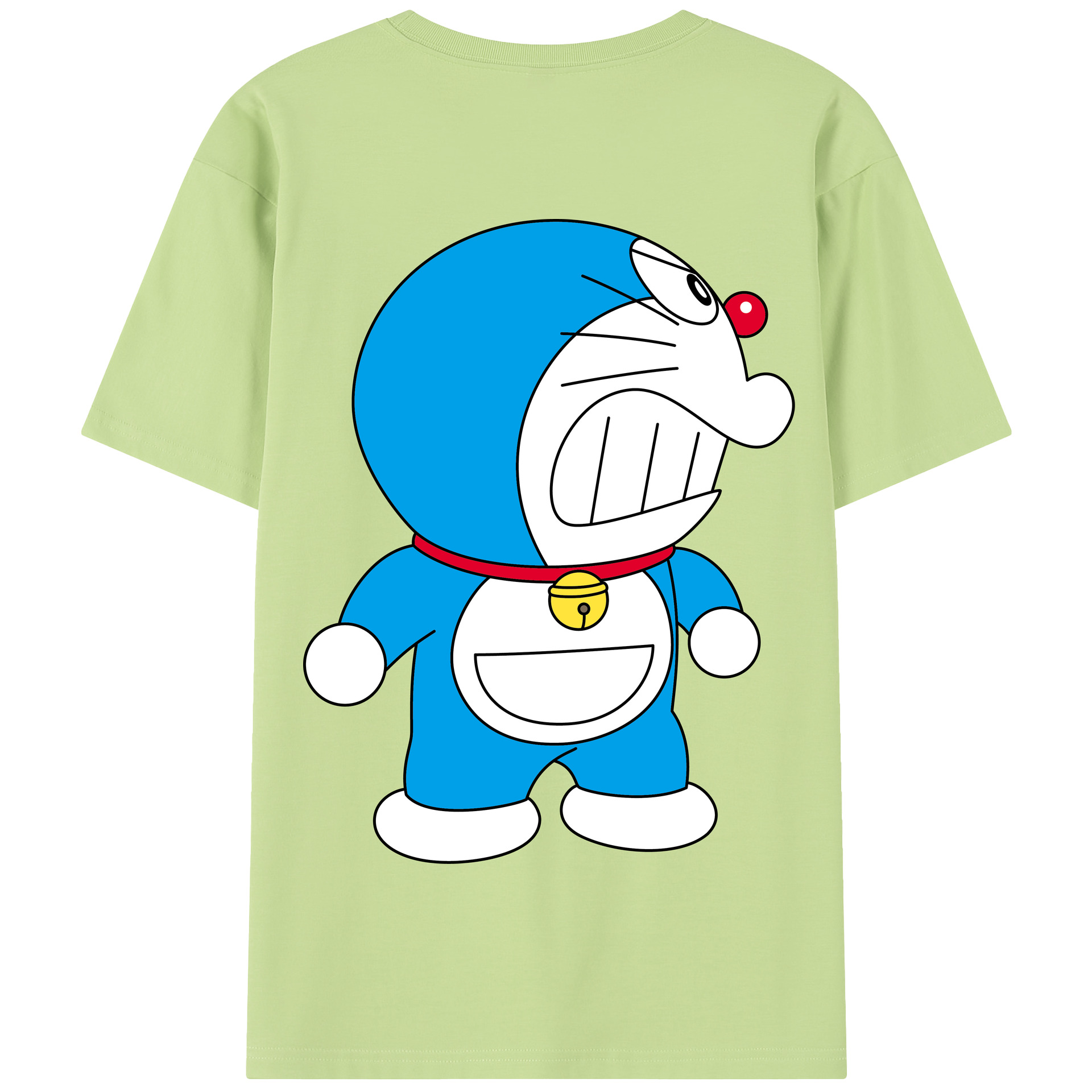 （画像用） ドラえもん Doraemon 綿100％半袖Tシャツ（背面プリント）